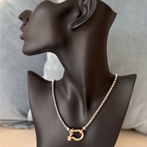 18 K Gold Dipped Stainless Steal Rope Chain Necklace